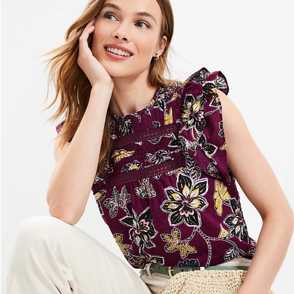 Plum Purple Loft Blouse